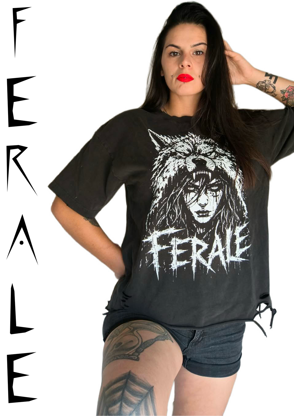 T-SHIRT FÉRALE : ANGRBOÐA, LE SANG DE FENRIR